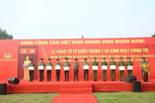 Công an TP. Hà Nội phát động phong trào thi đua theo 13 chuyên đề cụ thể