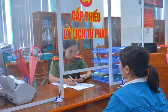 Cà Mau: Linh hoạt trong hoạt động cấp phiếu lý lịch tư pháp