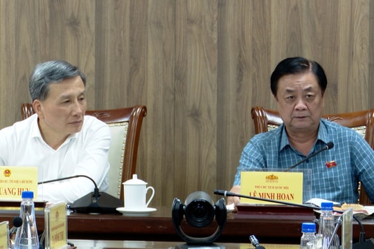 Phó Chủ tịch Quốc hội Lê Minh Hoan: Giám sát môi trường để định hình chính sách tương lai