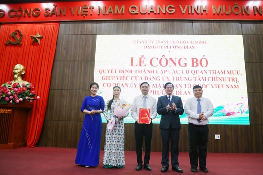 TP. Hồ Chí Minh: Xây dựng phường Dĩ An văn minh, hiện đại, nghĩa tình