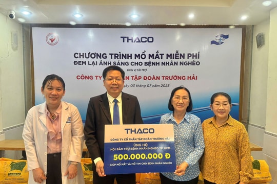 THACO chăm lo cuộc sống, sức khỏe cho người dân có hoàn cảnh khó khăn