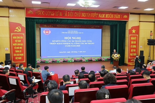 Hải quan Khu vực VI thu ngân sách đạt gần 6.726 tỷ đồng trong 6 tháng