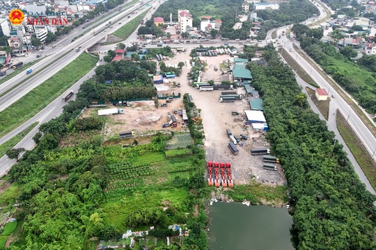 Vụ bãi xe và trạm cân có dấu hiệu xây dựng trái phép tại Lĩnh Nam: “Toàn bộ diện tích hơn 3000m2 Đầm Mo xây dựng và hoạt động đều trái phép”