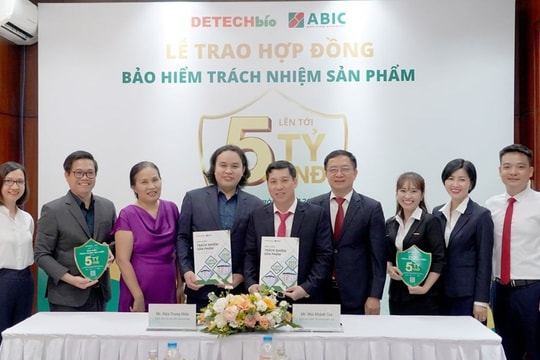 Bảo hiểm Agribank và Detech Bio ký thỏa thuận hợp tác toàn diện