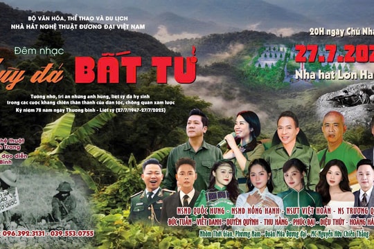 "Lũy đá bất tử": Tri ân người lính bằng những thanh âm