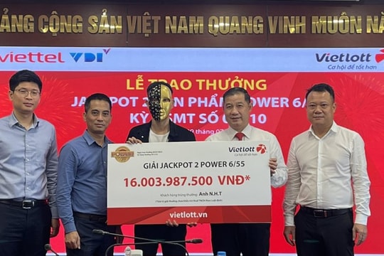 Chọn ngày sinh vợ con để chơi Vietlott, công nhân TP. Hồ Chí Minh trúng hơn 16 tỷ đồng