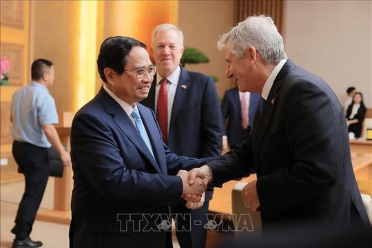 Thủ tướng Phạm Minh Chính làm việc với Hội đồng Kinh doanh Hoa Kỳ - ASEAN