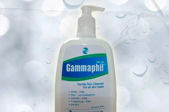 Thu hồi lô sữa rửa mặt Gammaphil do chứa thành phần không công bố