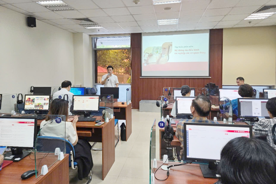 Văn phòng Đảng ủy Quốc hội tổ chức tập huấn nghiệp vụ về Hệ thống thông tin điều hành tác nghiệp