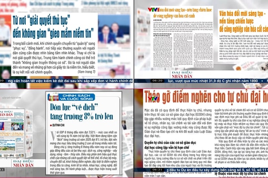 Tổng hợp Điểm báo VTV1 tuần từ ngày 07/7- 13/7/2025