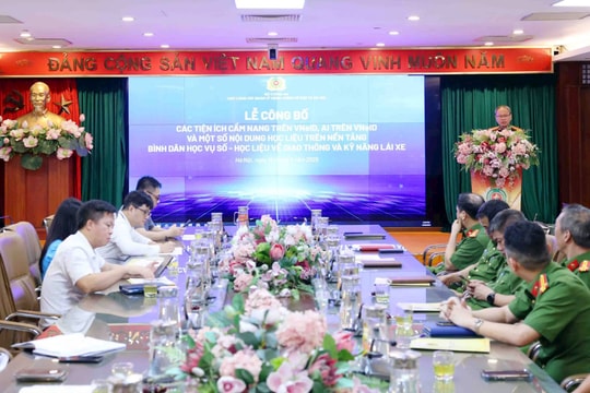 Bộ Công an triển khai nhiều tiện ích trên ứng dụng VNeID