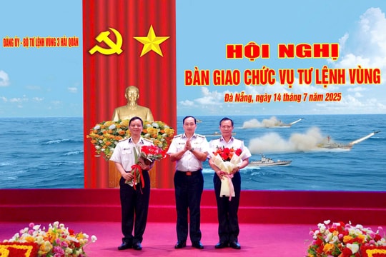 Tham mưu trưởng Vùng 4 Hải quân được điều động, bổ nhiệm giữ chức Tư lệnh Vùng 3 Hải quân