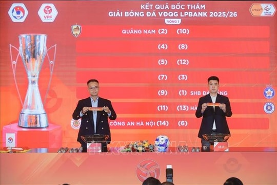 V.League 2025/26 sẽ có 2 suất xuống hạng trực tiếp