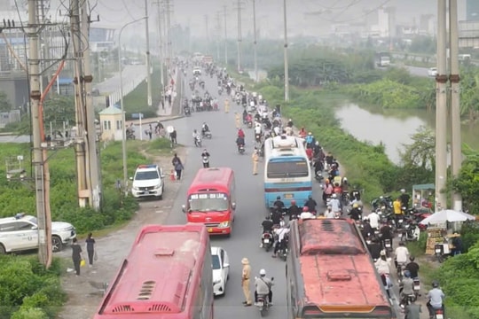 Bắc Ninh: Yêu cầu xử lý hàng loạt vấn đề “nóng” về trật tự an toàn giao thông tại KCN Vân Trung và Quang Châu