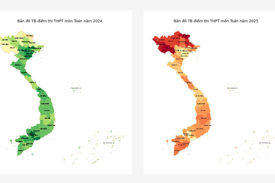10 tỉnh có phổ điểm thi tốt nghiệp THPT 2025 cao nhất nước: Ninh Bình dẫn đầu!