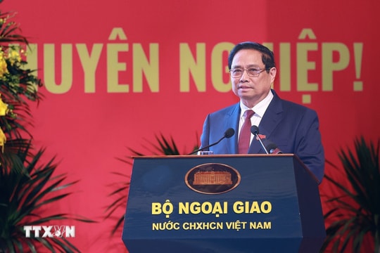 Thủ tướng Phạm Minh Chính: Đảng bộ Bộ Ngoại giao có quyết tâm cao, khát vọng lớn, tinh thần chiến đấu và đổi mới mạnh mẽ