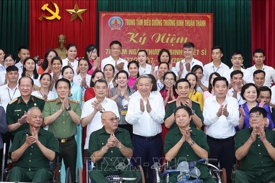 Tổng Bí thư Tô Lâm: Đền ơn đáp nghĩa là mệnh lệnh từ trái tim