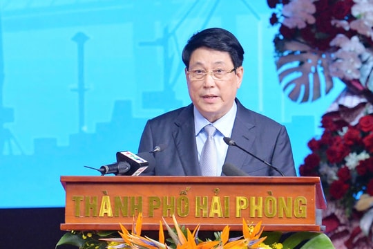 Chủ tịch nước Lương Cường dự Hội nghị xúc tiến đầu tư Thành phố Hải Phòng