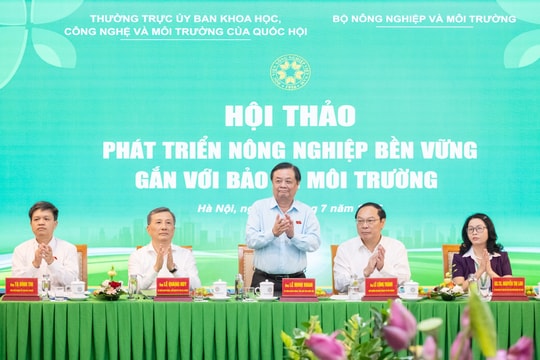 Phó Chủ tịch Quốc hội Lê Minh Hoan chủ trì Hội thảo phát triển nông nghiệp bền vững gắn với bảo vệ môi trường
