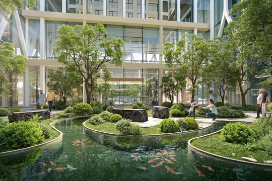 Tìm thấy một "khoảng thở xanh" tại khu nam Hà Nội