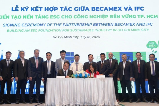 Tập đoàn Becamex hợp tác cùng IFC triển khai mô hình KCN sinh thái hướng đến tương lai xanh