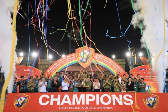 Dấu ấn từ Giải Bóng đá Công an, Cảnh sát các nước ASEAN mở rộng 2025
