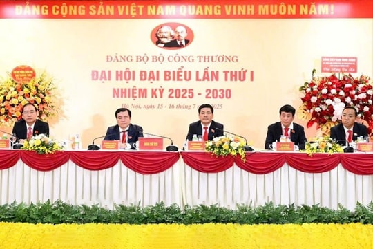 Khai mạc Đại hội đại biểu lần thứ I Đảng bộ Bộ Công thương nhiệm kỳ 2025-2030