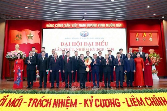 Xây dựng Đảng bộ Tòa án nhân dân tối cao trong sạch, vững mạnh toàn diện