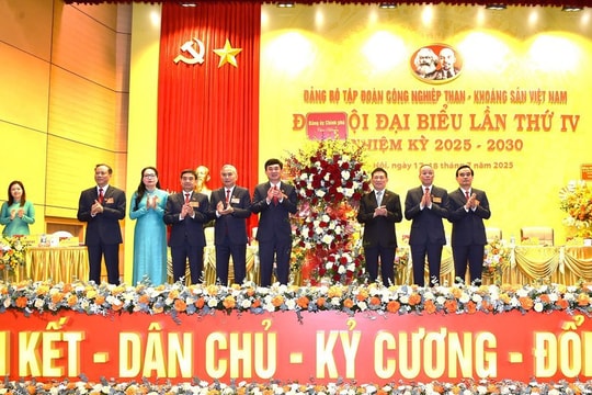 Xây dựng Đảng bộ Tập đoàn Công nghiệp Than - Khoáng sản vững mạnh, dẫn dắt toàn ngành phát triển