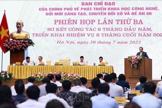 Thủ tướng Phạm Minh Chính: Triển khai các giải pháp công nghệ phục vụ người dân và doanh nghiệp gắn với dữ liệu dân cư