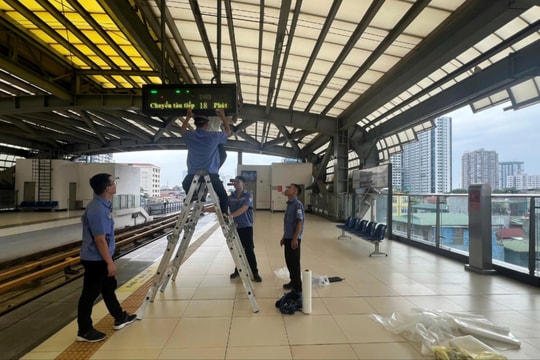 Hà Nội Metro lập kế hoạch ứng phó với cơn bão số 3