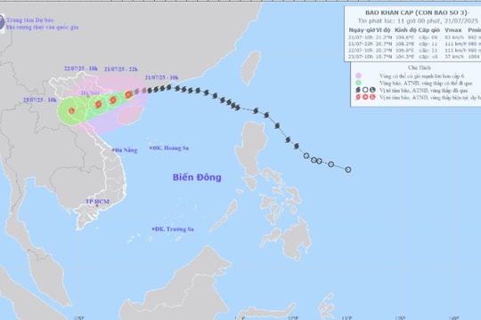 5 tỉnh, thành chịu tác động mạnh nhất của bão số 3 Wipha