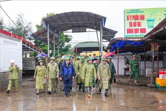 Phó Thủ tướng Trần Hồng Hà kiểm tra công tác phòng chống bão số 3 tại Hải Phòng và Hưng Yên