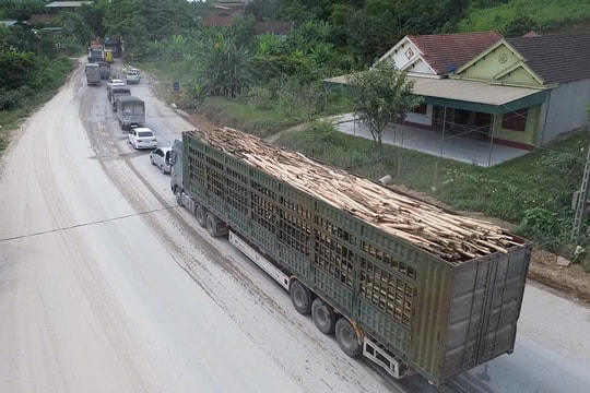 Nghệ An: Ám ảnh xe có dấu hiệu quả khổ, quá tải trên quốc lộ 7A