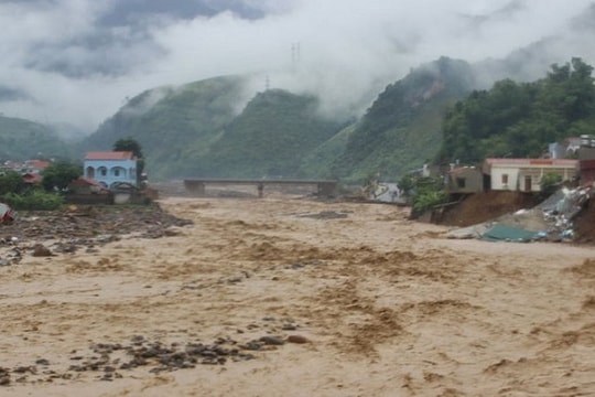 Bão số 3 (Wipha): Cảnh báo lũ trên các sông ở khu vực Bắc Bộ và các tỉnh Thanh Hoá, Nghệ An