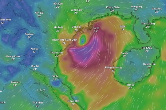 Dự báo thời tiết ngày 22/7: Bão số 3 Wipha đổ bộ vào đất liền, cách Hưng Yên khoảng 25 km, giật cấp 13, mưa to