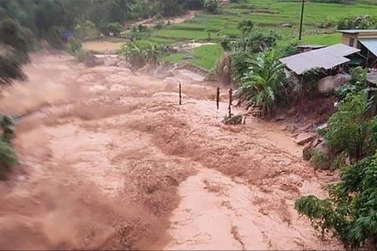 Cảnh báo lũ quét, sạt lở, sụt lún đất do mưa, lũ hoặc dòng chảy trên khu vực các tỉnh Thanh Hoá, Nghệ An