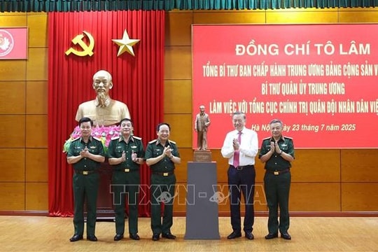 Tổng Bí thư Tô Lâm: Xây dựng toàn quân vững mạnh về chính trị và quân sự