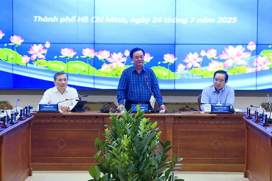 Phó Chủ tịch Quốc hội Lê Minh Hoan làm việc với TP. Hồ Chí Minh về các vấn đề môi trường