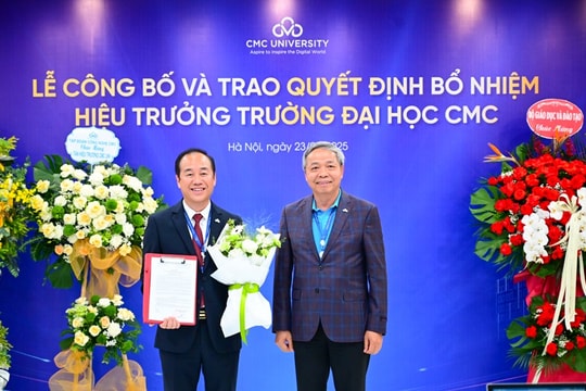 PGS.TS Nguyễn Thanh Tùng giữ chức vụ Hiệu trưởng Trường Đại học CMC