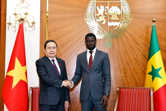 Một số hình ảnh Chủ tịch Quốc hội Trần Thanh Mẫn hội kiến Tổng thống Senegal