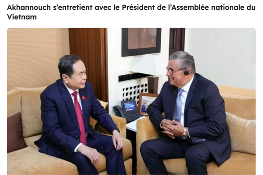 Tăng cường quan hệ Việt Nam - Morocco qua chuyến thăm của Chủ tịch Quốc hội Trần Thanh Mẫn