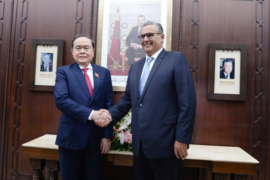Chủ tịch Quốc hội Trần Thanh Mẫn hội kiến Thủ tướng Morocco
