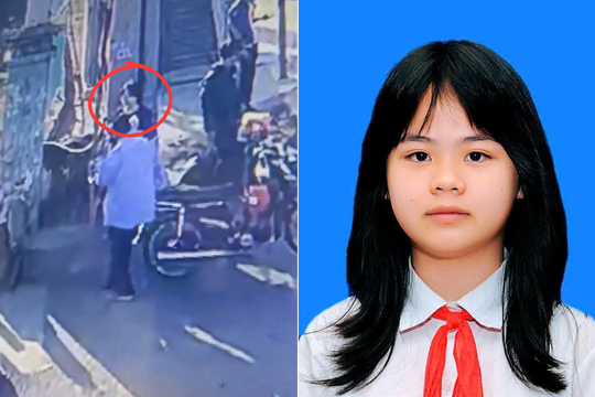 Vụ bé gái 13 tuổi mất tích: Có tin nhắn qua lại với một người bạn ở Campuchia