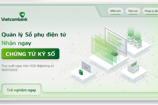 Bước đột phá trong số hóa dịch vụ tài chính doanh nghiệp