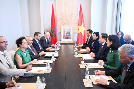 Chủ tịch Quốc hội Trần Thanh Mẫn tiếp Chủ tịch Hội hữu nghị Morocco - Việt Nam