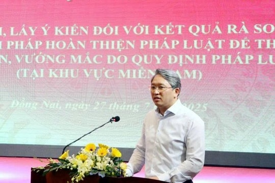 Xây dựng pháp luật phải đi một bước, tính dự báo cao, phù hợp với thực tiễn