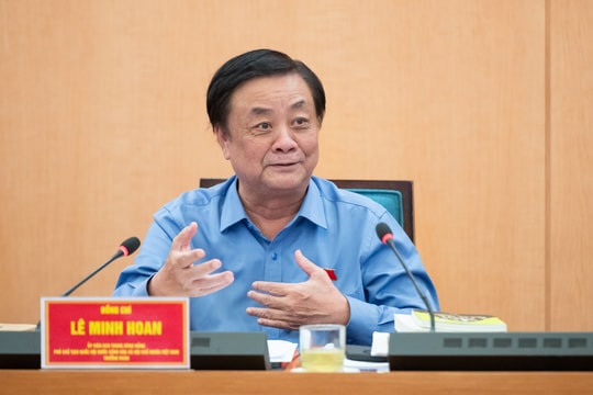 Phó Chủ tịch Quốc hội Lê Minh Hoan làm việc với UBND TP. Hà Nội về thực hiện pháp luật bảo vệ môi trường