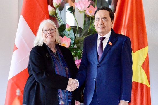 Chủ tịch Quốc hội Trần Thanh Mẫn tiếp Chủ tịch Hội hữu nghị Thụy Sĩ - Việt Nam