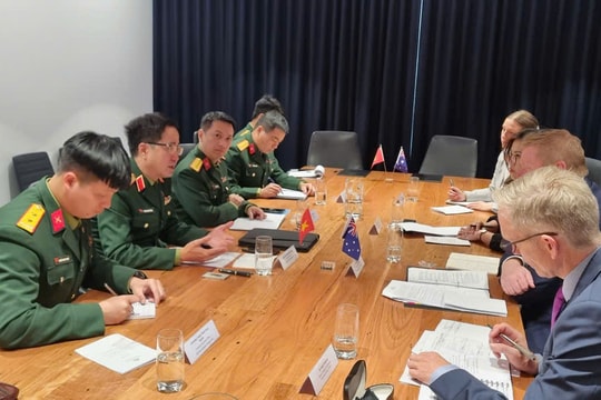 Cục Gìn giữ hòa bình Việt Nam thăm và làm việc tại Australia